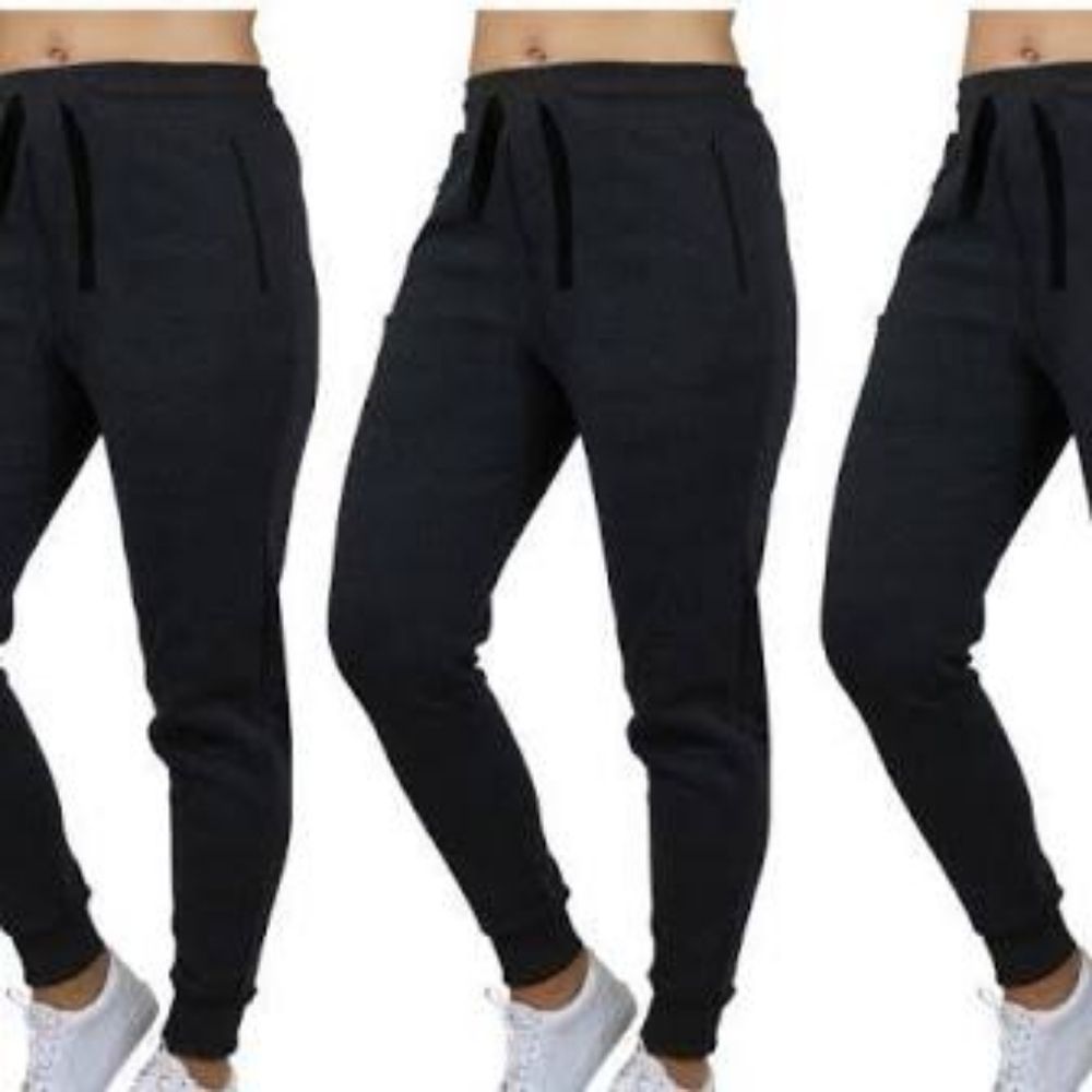 Wicked Stitch Women Loose Fit Joggers Black